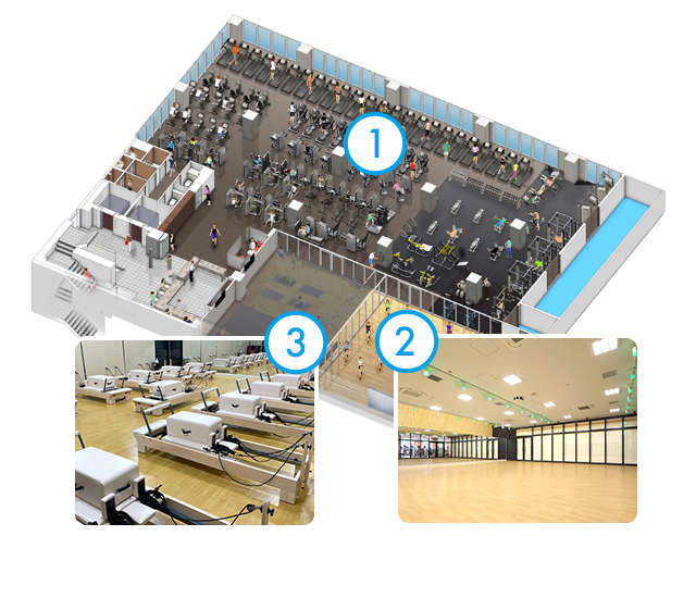 アスウェル小田急相模原 施設2階画像