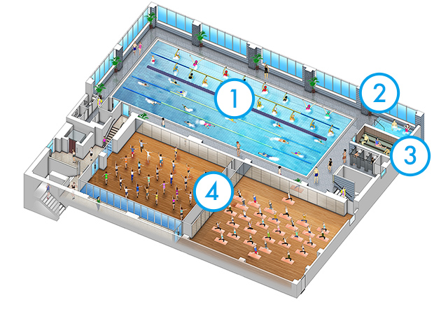 アスウェル小田急相模原 施設4階画像